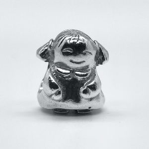 Pandora Sterling Silver Little Girl Child Charm. Retired #790375